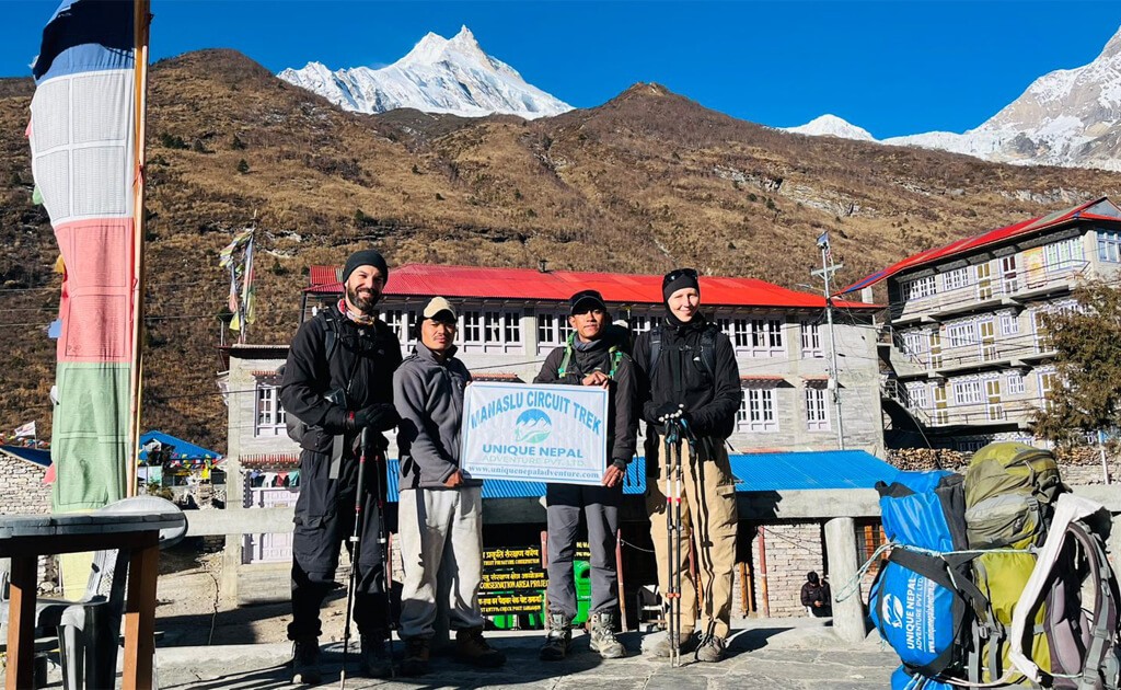 Stunning View of Manaslu