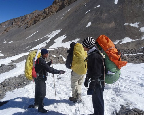 Throngla Pass Downwards