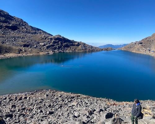 Beautiful Gosainkunda Lake