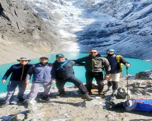 Beuatiful Lake On The Way To Mera Peak