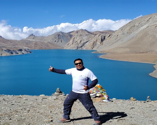 Feeling Wow At Tilicho Lake