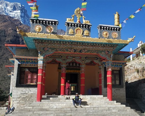 Female Monastery At Thamo Village