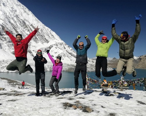Fun At Tilicho Lake