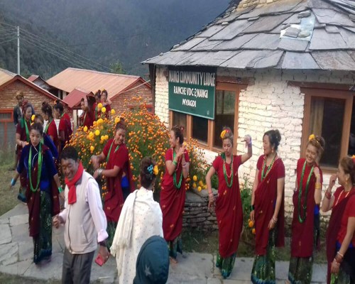 Local Dress Of Magar