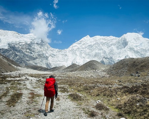 On The Way To Base Camp And Mt Makalu View