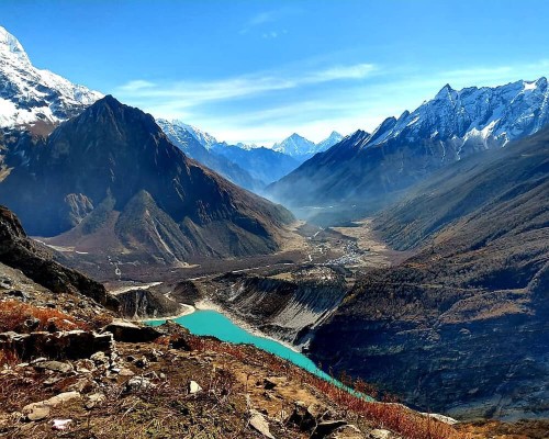 Ponker Lake In Manaslu
