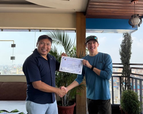 Rewarding Of Success Achieved Certificate