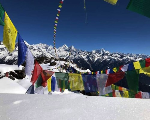 Stunning View Of Langtang Range