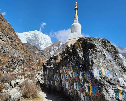 Stupa Mountain View