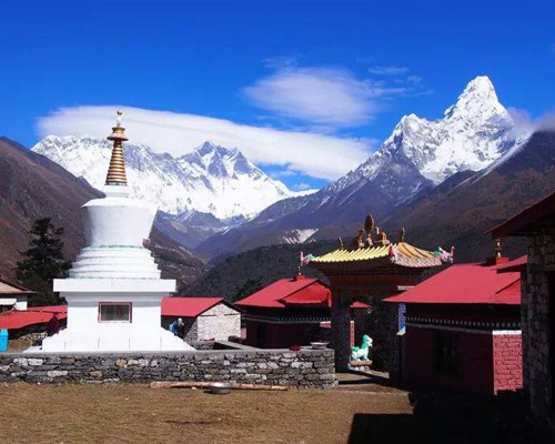 View From Tengboche Monastary