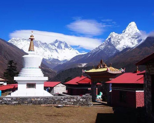 View From Tengboche Monastery