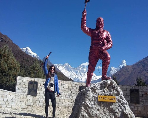 View With Statue